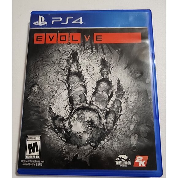 Evolve PS4 Playstation 4 Game Mature Rating Turtle Rock Studios - Picture 1 of 6